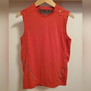Lululemon athletica Men Tank top. Run. Red and dark grey. Size XS.